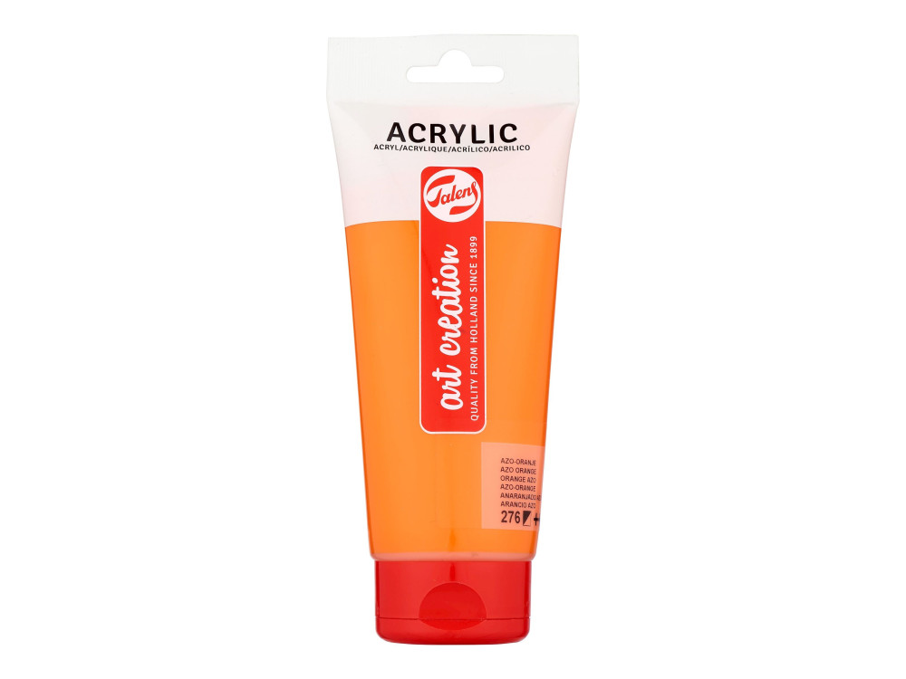 Acrylic paint in tube - Talens Art Creation - Azo Orange, 200 ml