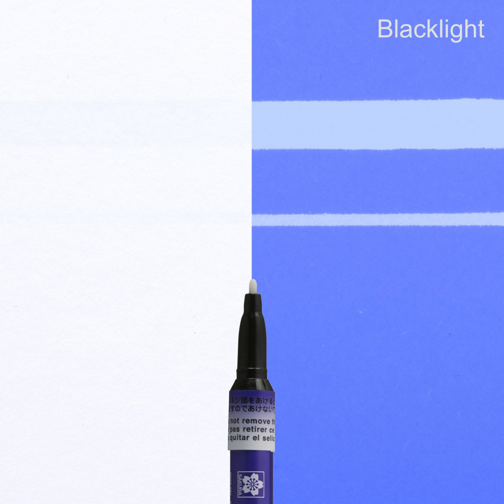 Pen-Touch marker - Sakura - UV Blue, 1 mm