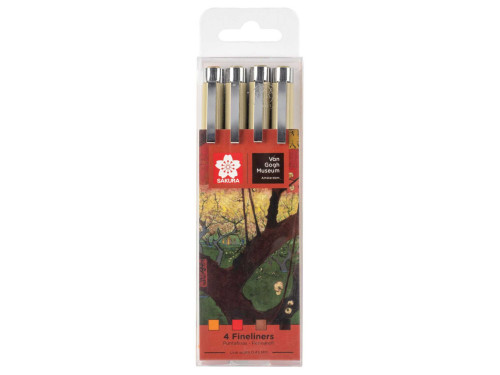 Set of Pigma Micron Fineliners - Sakura x Van Gogh Muzeum - 4 pcs