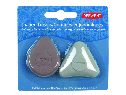 Gumki do precyzyjnego ścierania Shaped - Derwent - 2 szt.