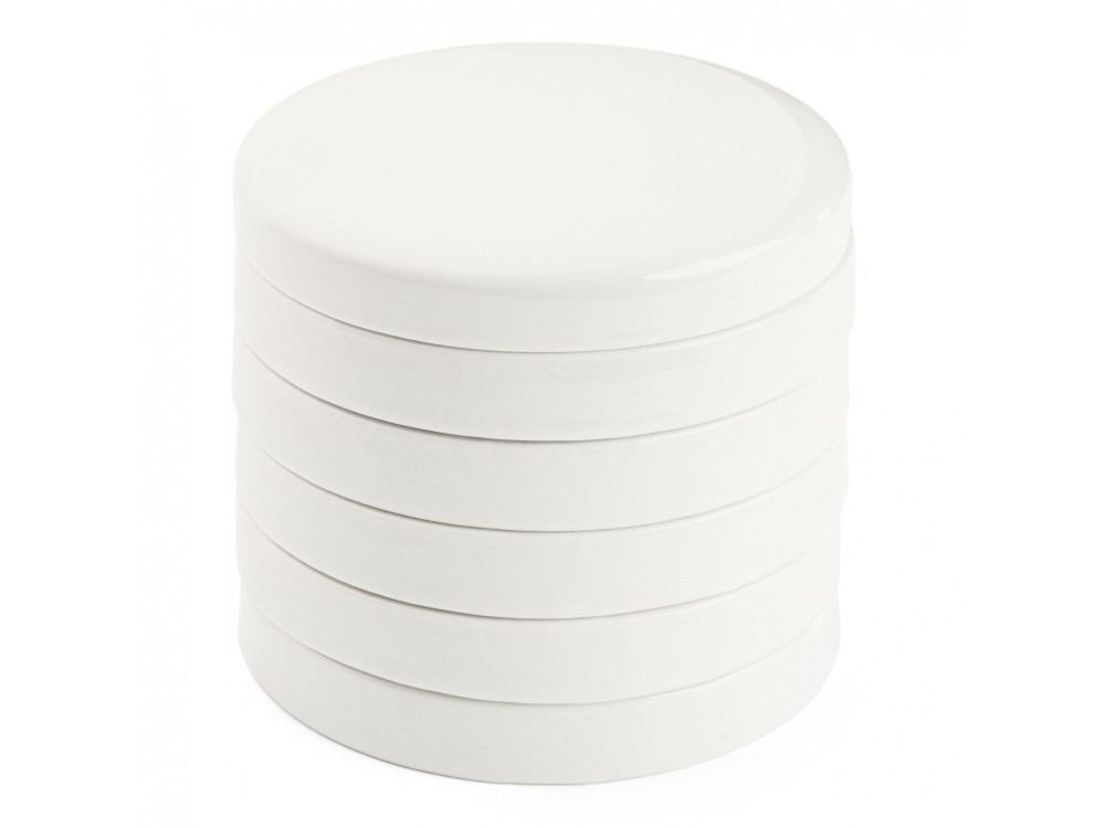 Zestaw paletek porcelanowych Wieża - Renesans - okrągłe, 5 szt.