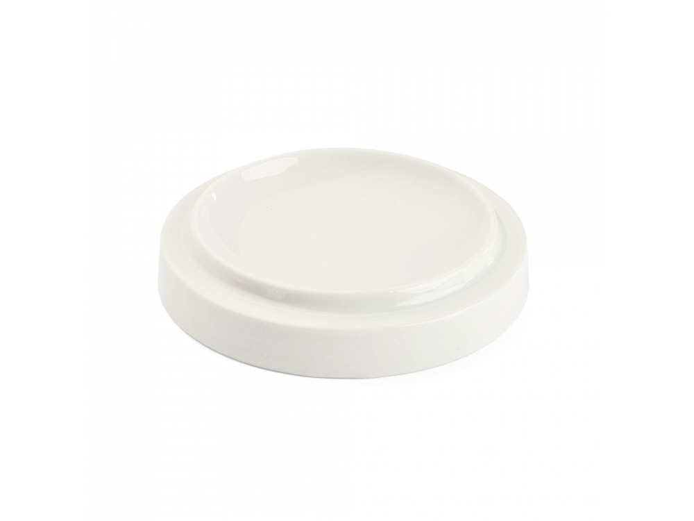 Set of porcelain painting palettes - Renesans - round, 5 pcs