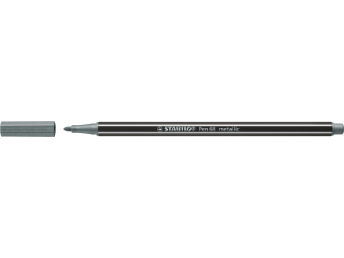 Pen 68 - Stabilo - Metallic Silver, no. 805