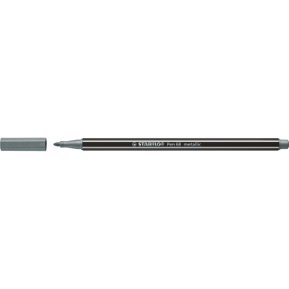 Pen 68 - Stabilo - Metallic Silver, no. 805