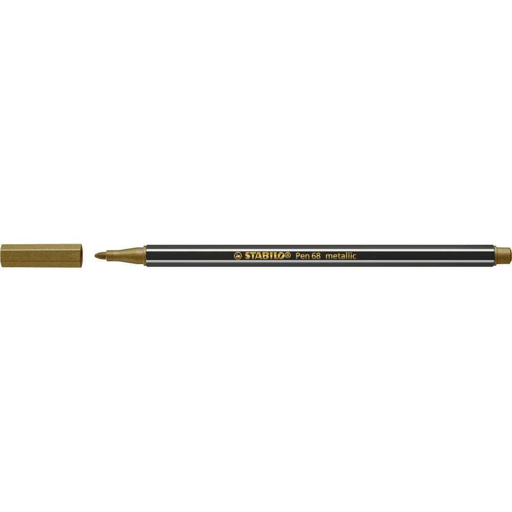 Flamaster Pen 68 - Stabilo - złoty metaliczny, nr 810
