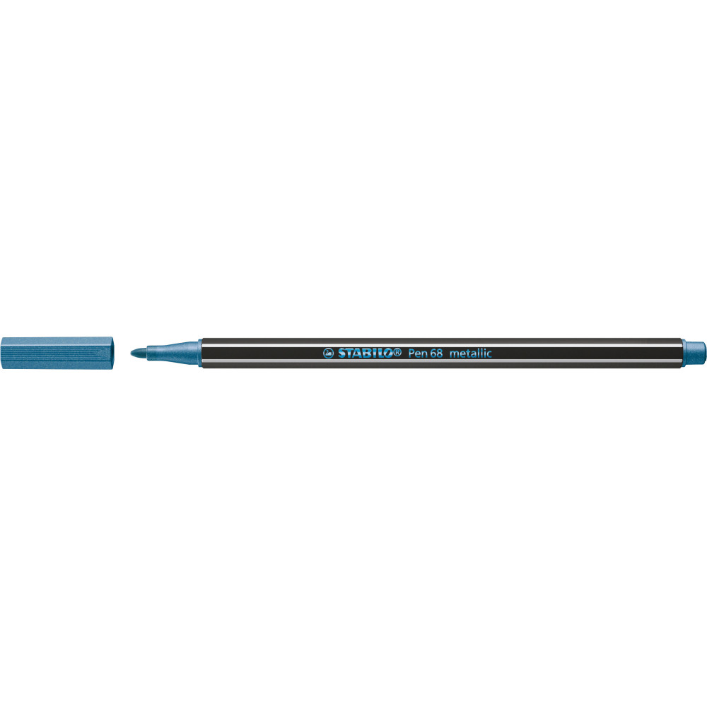 Pen 68 - Stabilo - Metallic Blue, no. 841