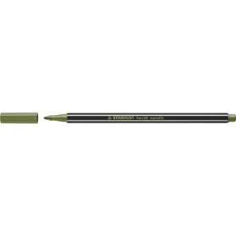  STABILO Premium Fibre-Tip Pen Pen 68 brush - Box of 10 - Black  : Office Products
