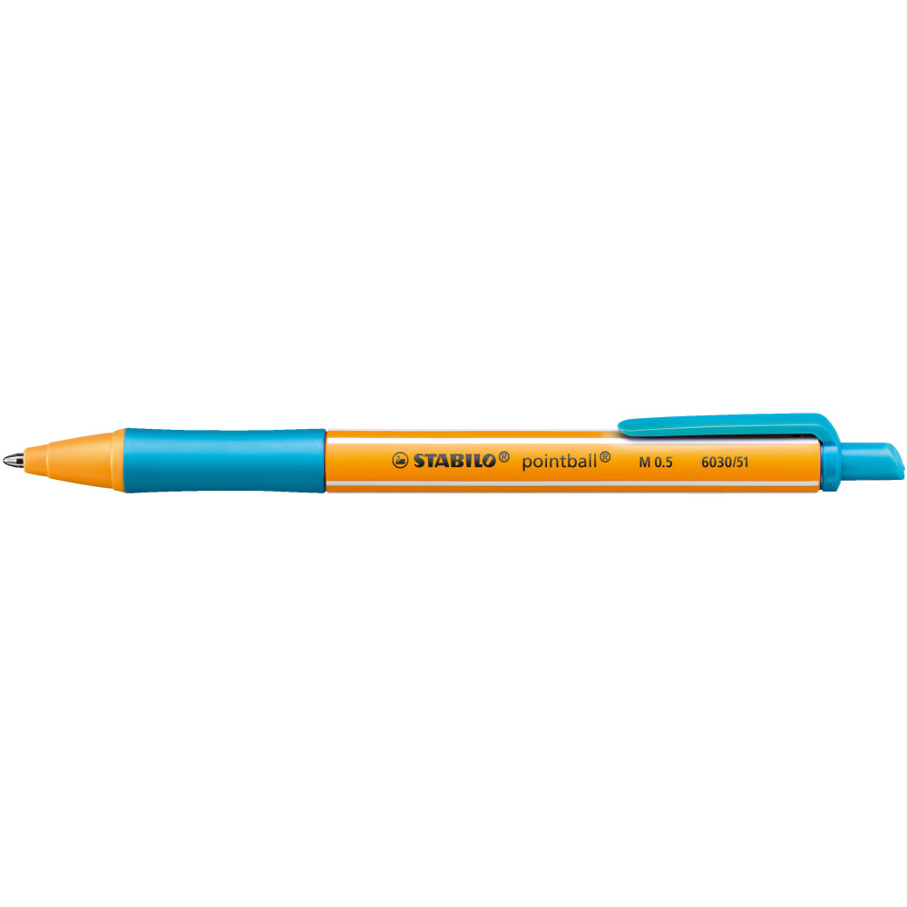 Pointball pen - Stabilo - turquoise, 0,5 mm