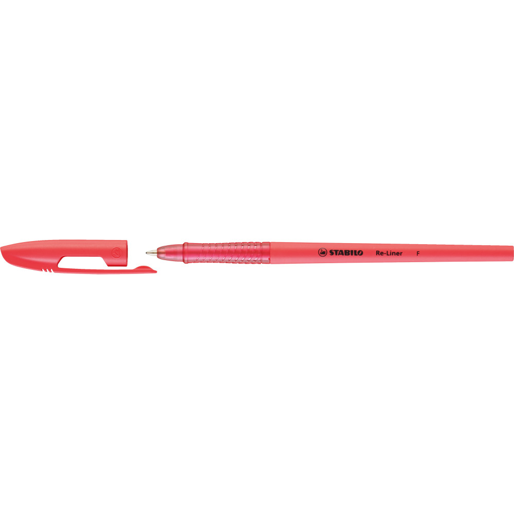 Długopis Re-Liner 868 Fine - Stabilo - czerwony, 0,38 mm