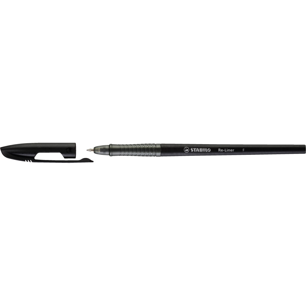 Długopis Re-Liner 868 Fine - Stabilo - czarny, 0,38 mm