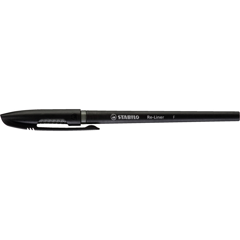 Długopis Re-Liner 868 Fine - Stabilo - czarny, 0,38 mm