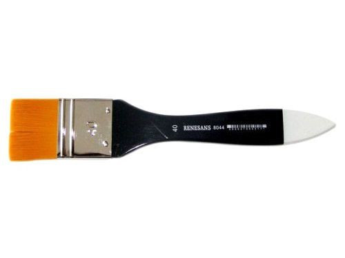 Flat, synthetic, 8044 series brush - Renesans - 40 mm