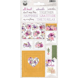 Set of cardboard stickers 10,5 x 23 cm - Piątek Trzynastego - Time to relax 01