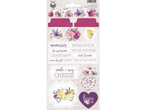 Set of cardboard stickers 10,5 x 23 cm - Piątek Trzynastego - Time to relax 03