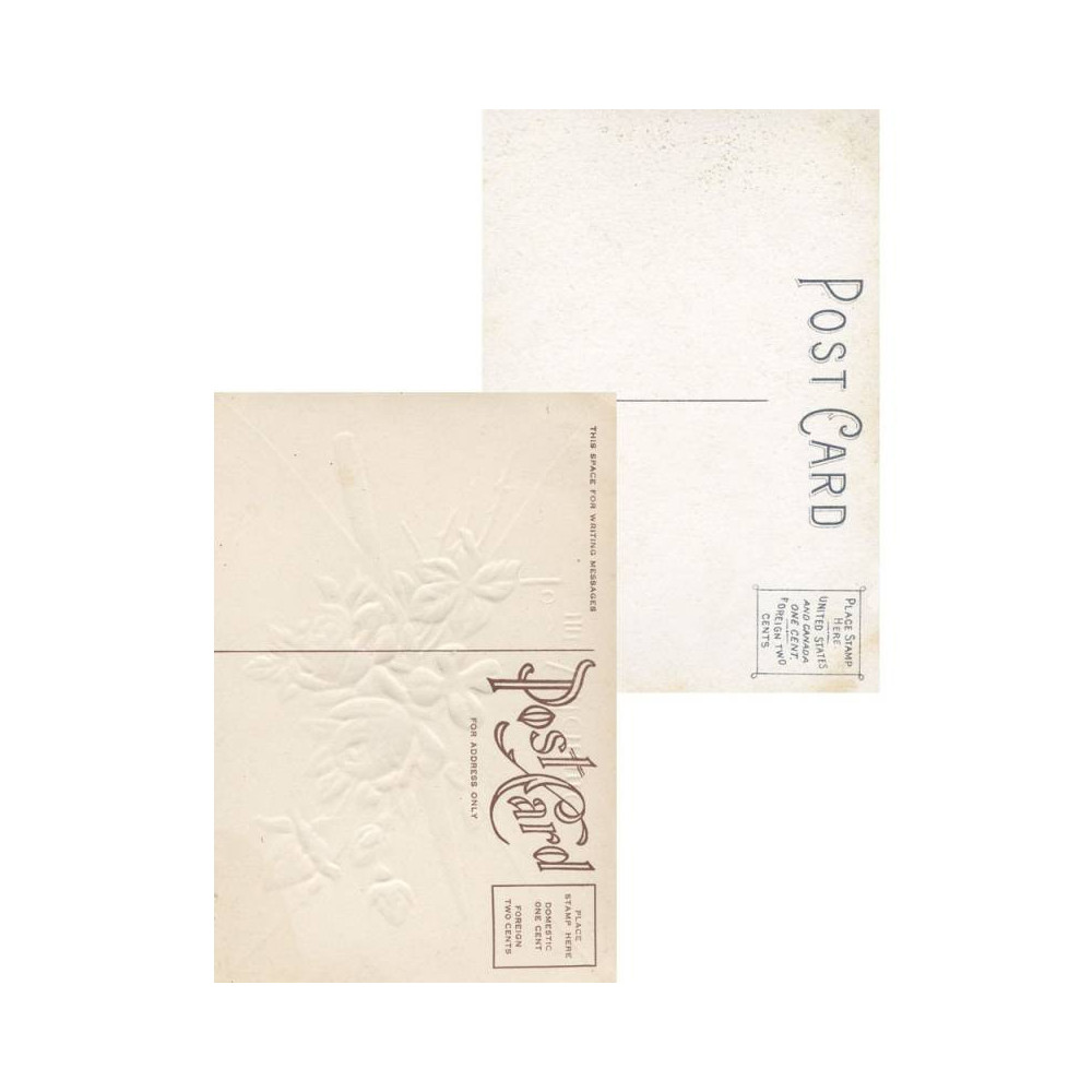 Zestaw papierów do scrapbookingu 10 x 15 cm - Piątek Trzynastego - Listy