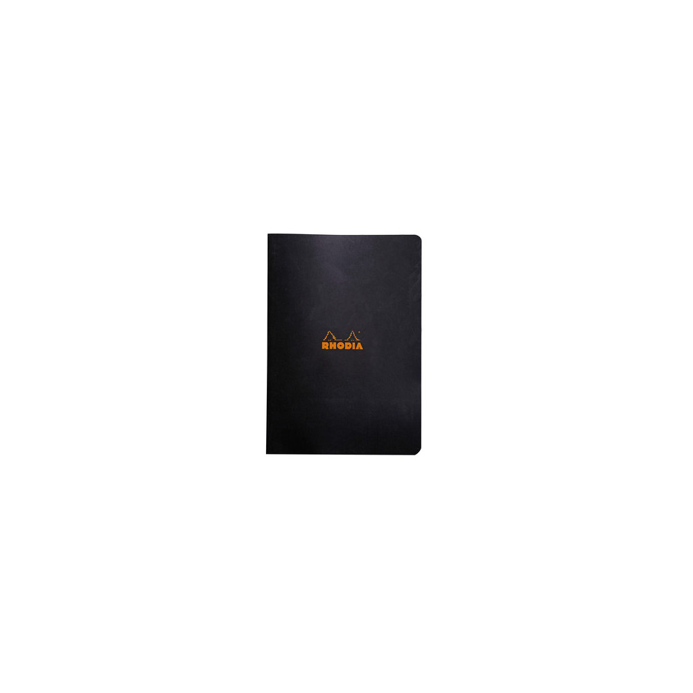 Notes - Rhodia - w kratkę, czarny, A4, 80 g, 48 ark.