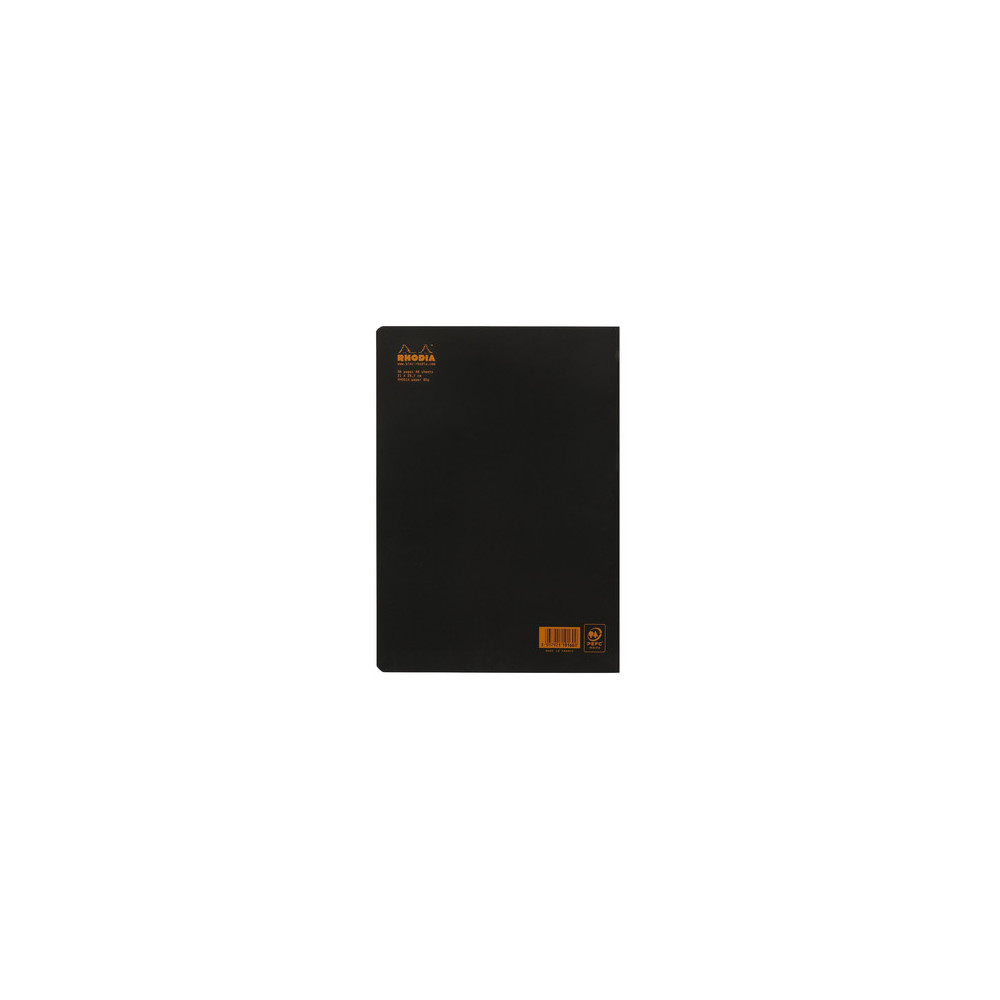 Notes - Rhodia - w kropki, czarny, A4, 80 g, 48 ark.