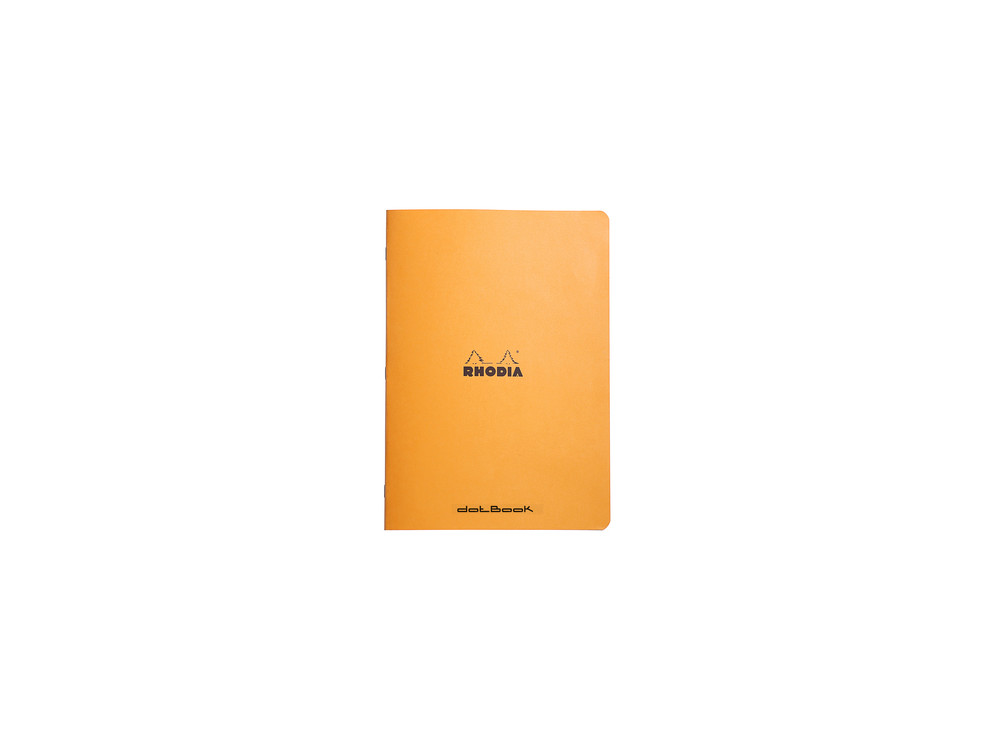 Notes - Rhodia - w kropki, pomarańczowy, A4, 80 g, 48 ark.