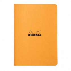 Notebook - Rhodia - checkered, orange, A5, 80 g, 48 sheets