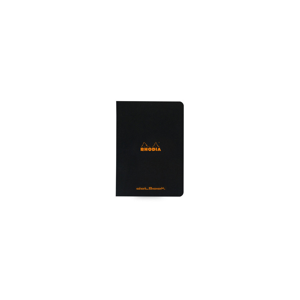 Notebook - Rhodia - dotted, black, A5, 80 g, 48 sheets
