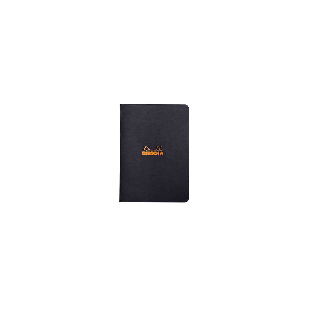Notebook - Rhodia - lined, black, A5, 80 g, 48 sheets