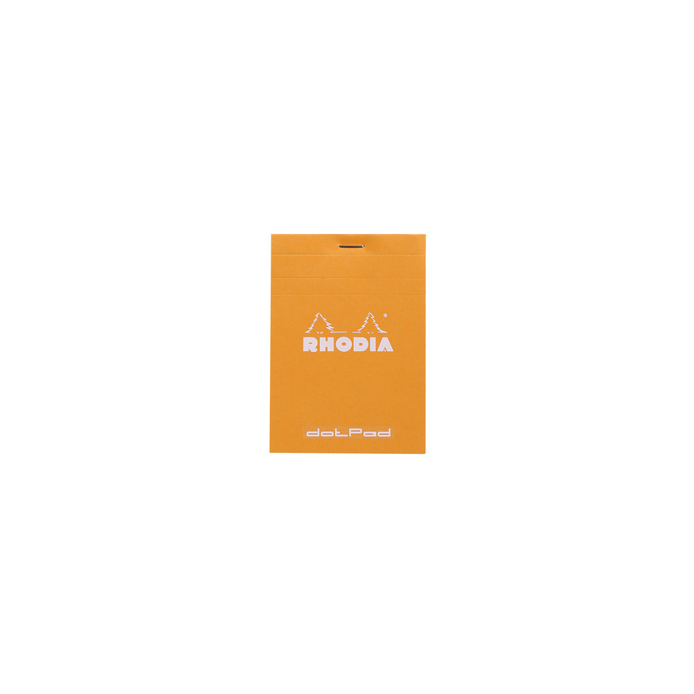 Notebook dotPad - Rhodia - dotted, orange, 8,5 x 12 cm, 80 g, 80 sheets