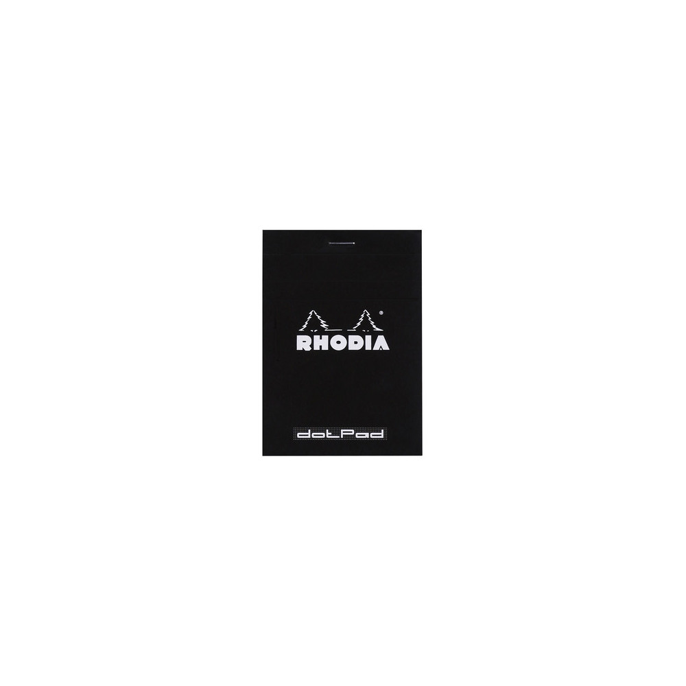 Notes dotPad - Rhodia - w kropki, czarny, 8,5 x 12 cm, 80 g, 80 ark.