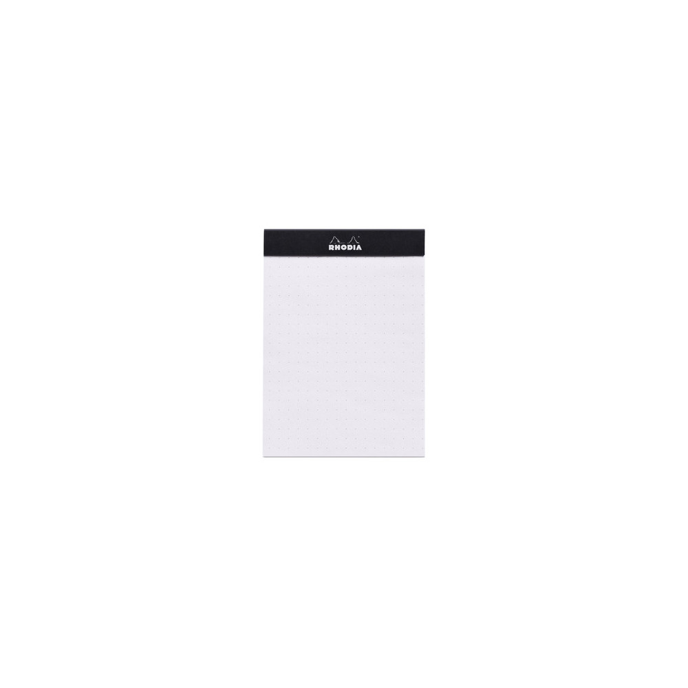 Notes dotPad - Rhodia - w kropki, czarny, 8,5 x 12 cm, 80 g, 80 ark.