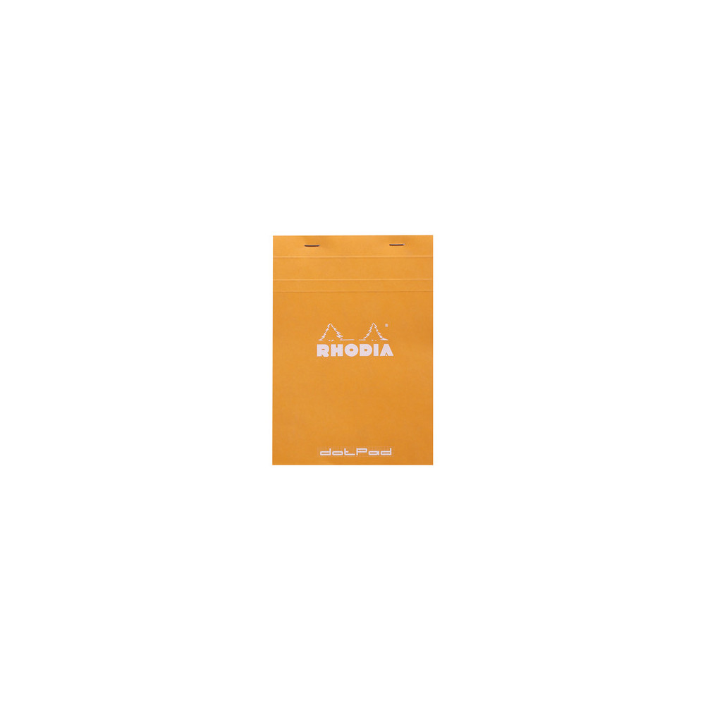 Notebook dotPad - Rhodia - dotted, orange, A5, 80 g, 80 sheets