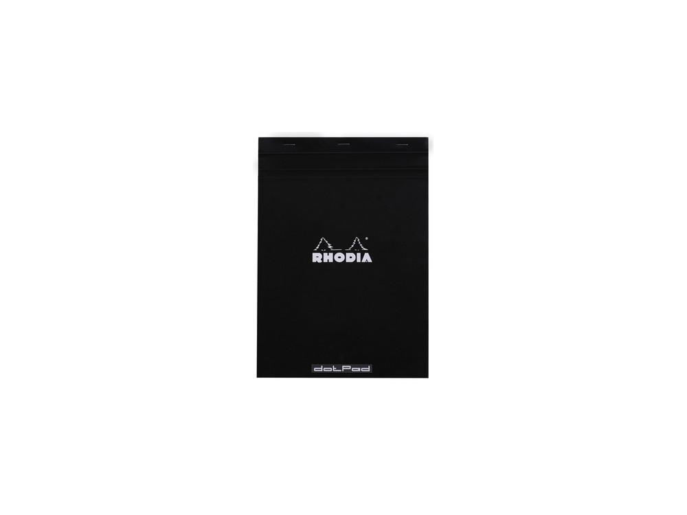 Notebook dotPad - Rhodia - dotted, black, A4, 80 g, 80 sheets