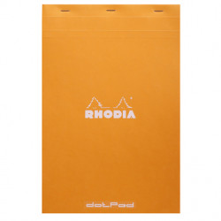 Notebook dotPad - Rhodia - dotted, orange, A4+, 80 g, 80 sheets