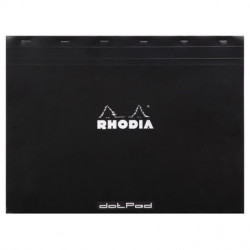 Notebook dotPad - Rhodia - dotted, black, A3+, 80 g, 80 sheets