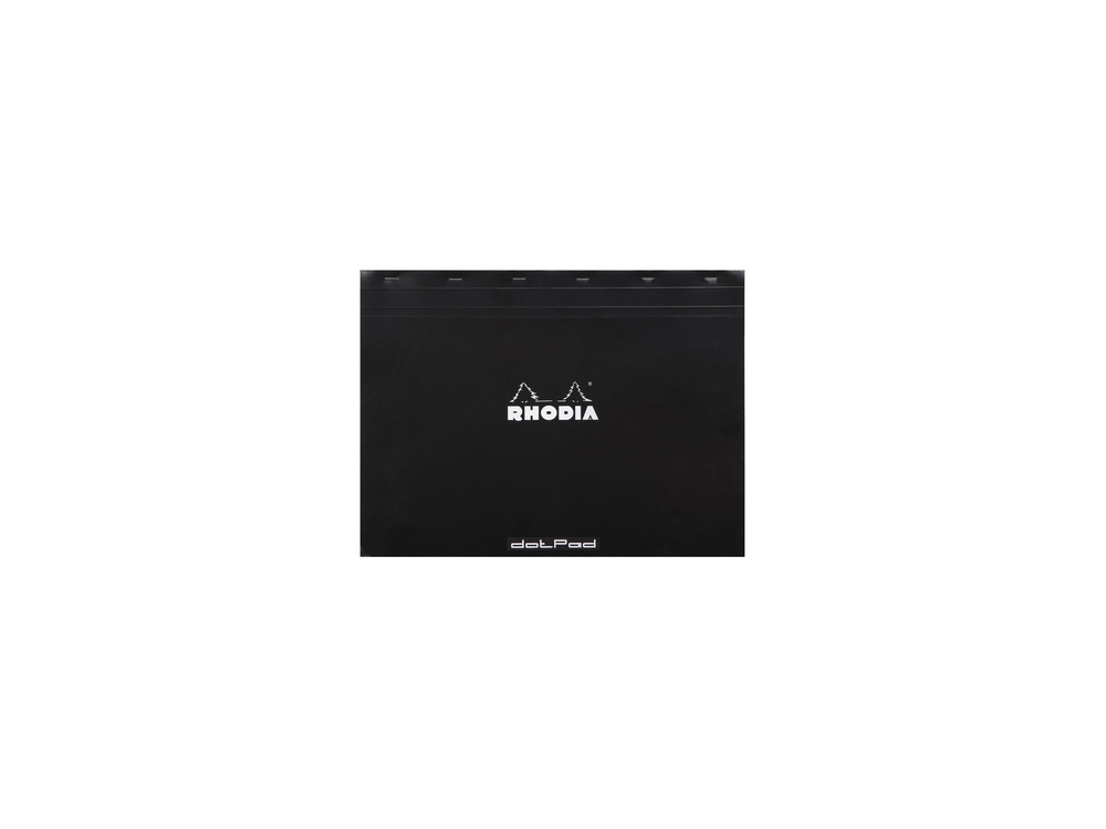 Notes dotPad - Rhodia - w kropki, czarny, A3+, 80 g, 80 ark.