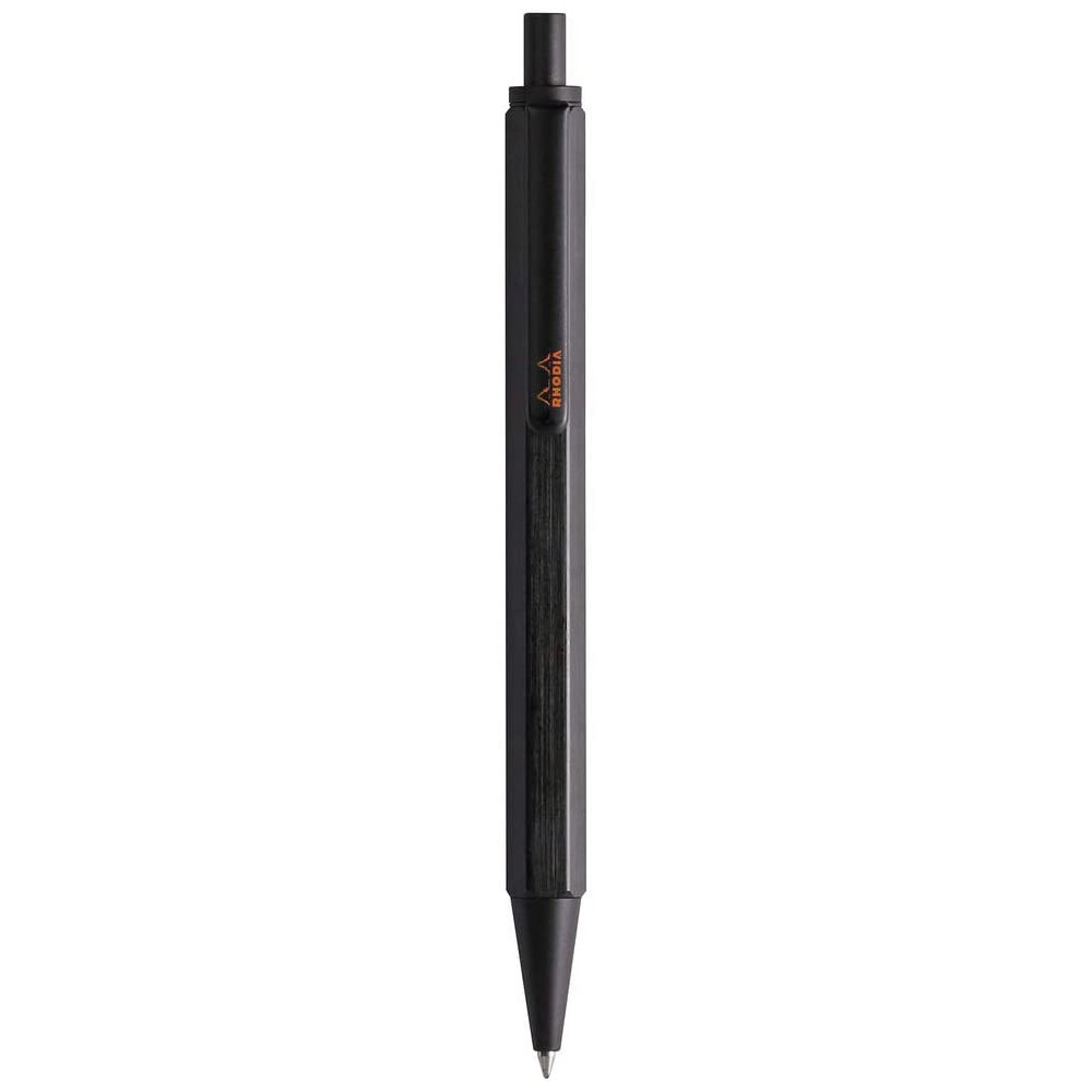 Długopis kulkowy scRipt - Rhodia - czarny, 0,7 mm
