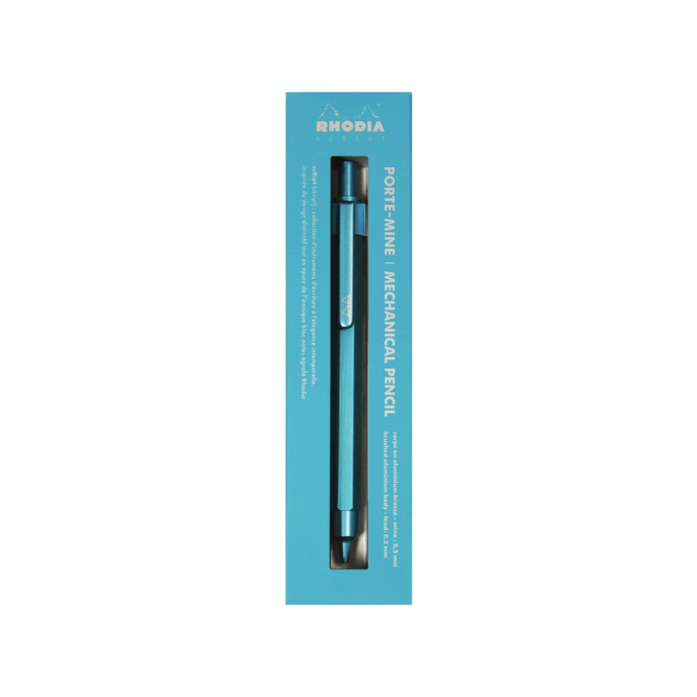 Mechanical pencil scRipt - Rhodia - blue, 0,5 mm
