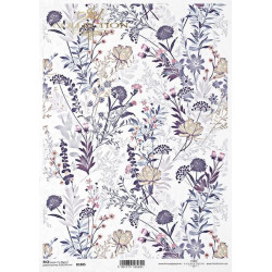 Decoupage rice paper A4 - ITD Collection - R1885