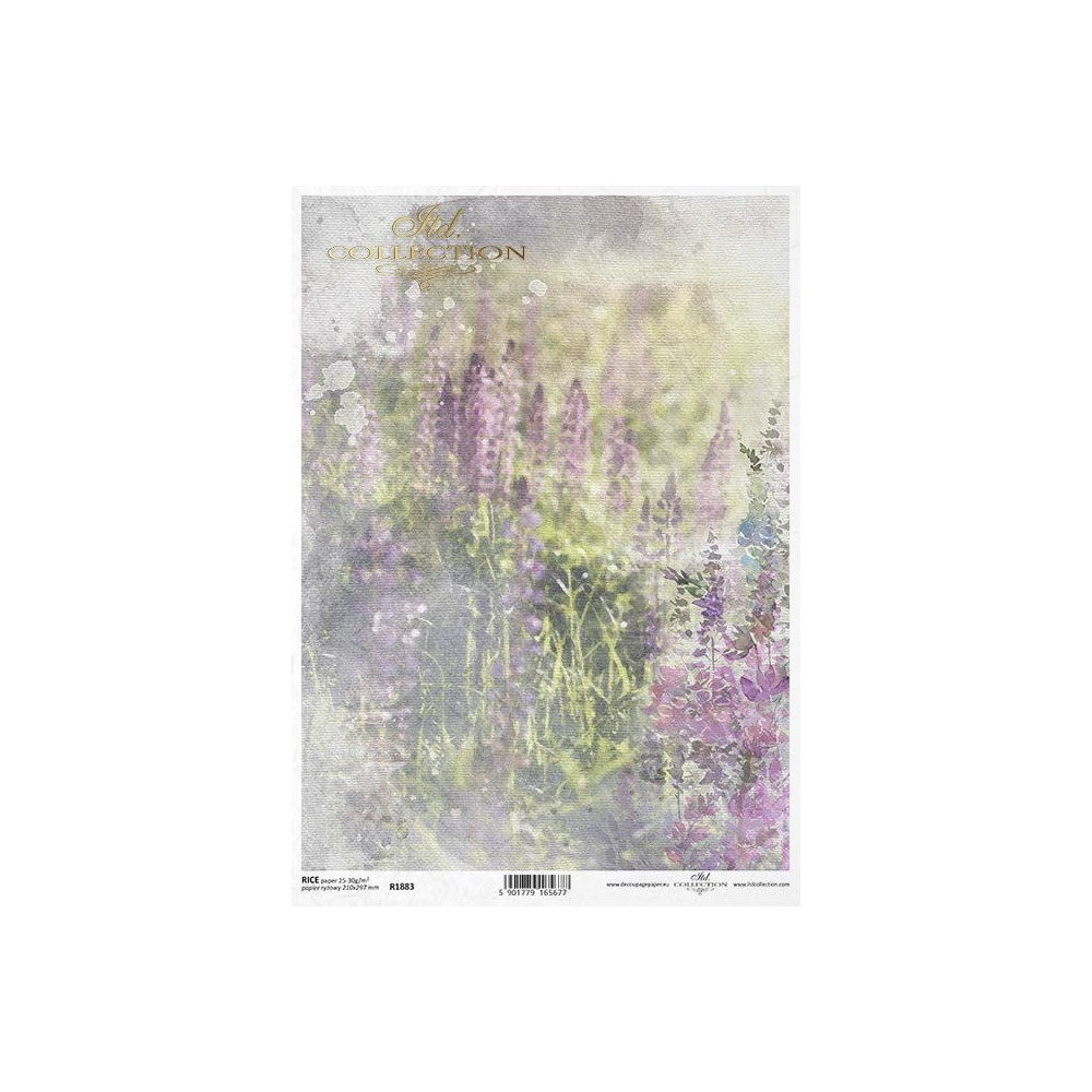 Decoupage rice paper A4 - ITD Collection - R1883