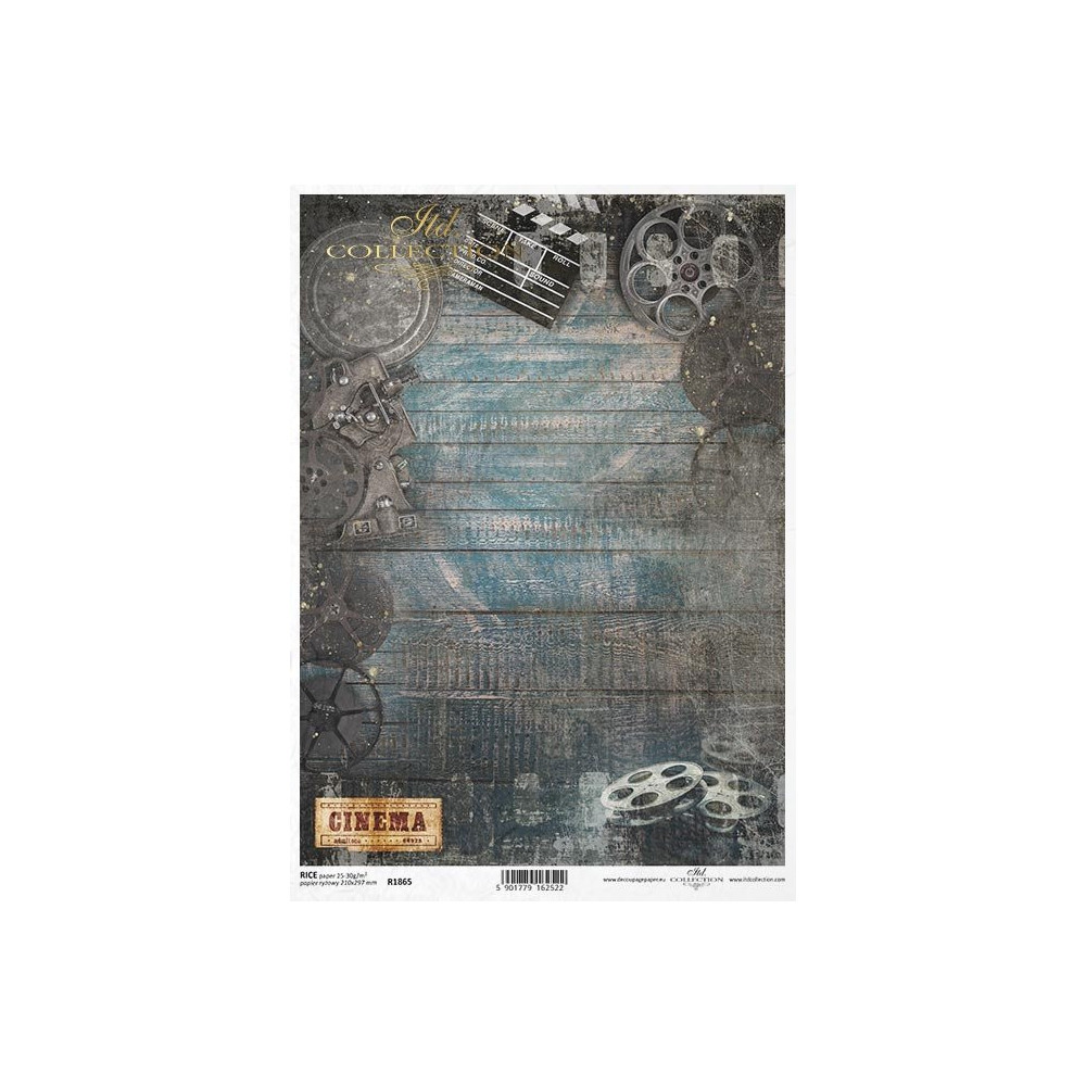 Decoupage rice paper A4 - ITD Collection - R1865