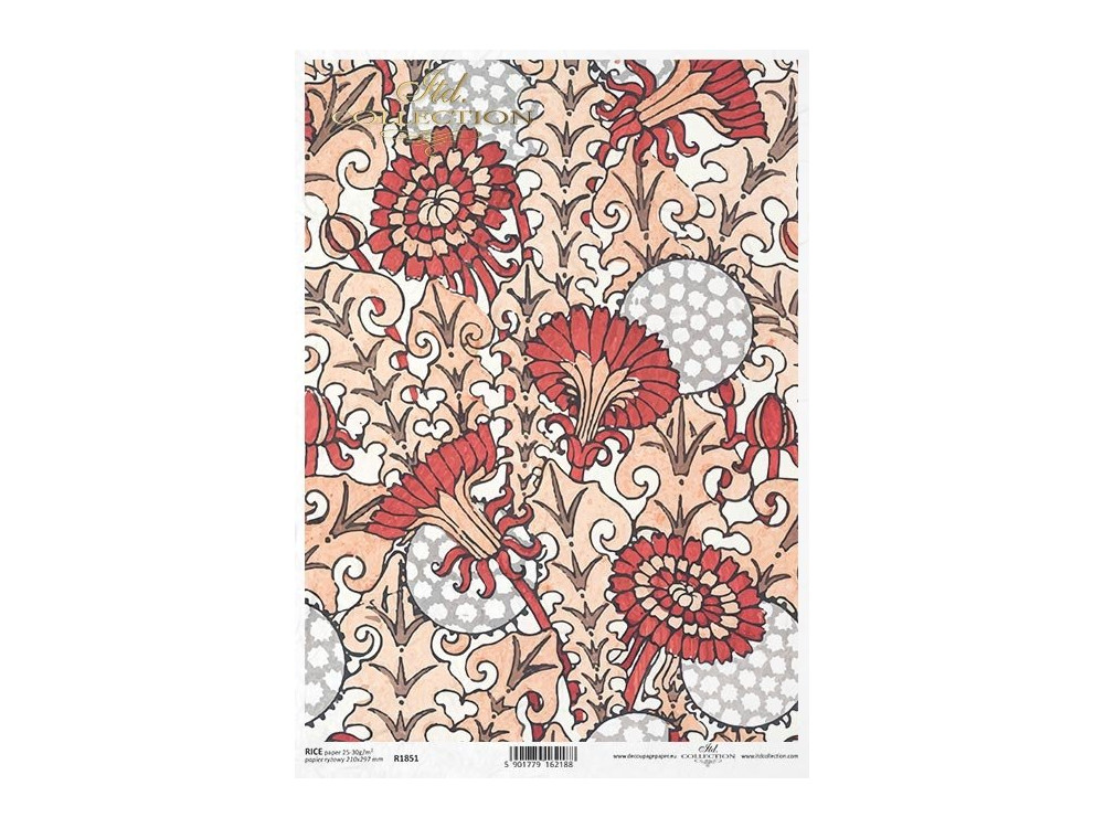 Decoupage rice paper A4 - ITD Collection - R1851