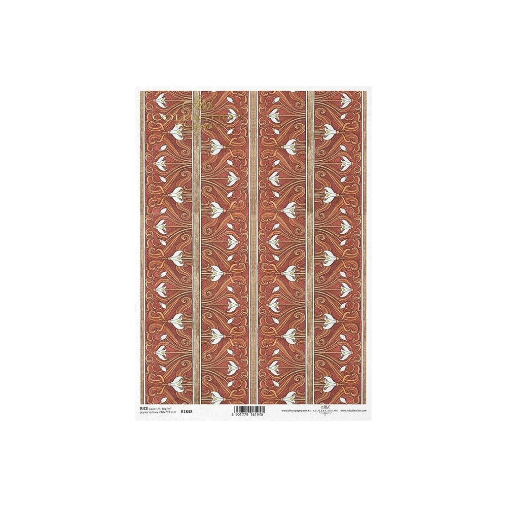 Decoupage rice paper A4 - ITD Collection - R1848