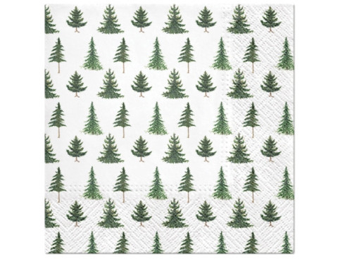 Decorative napkins - Paw - Conifer Forest, 20 pcs