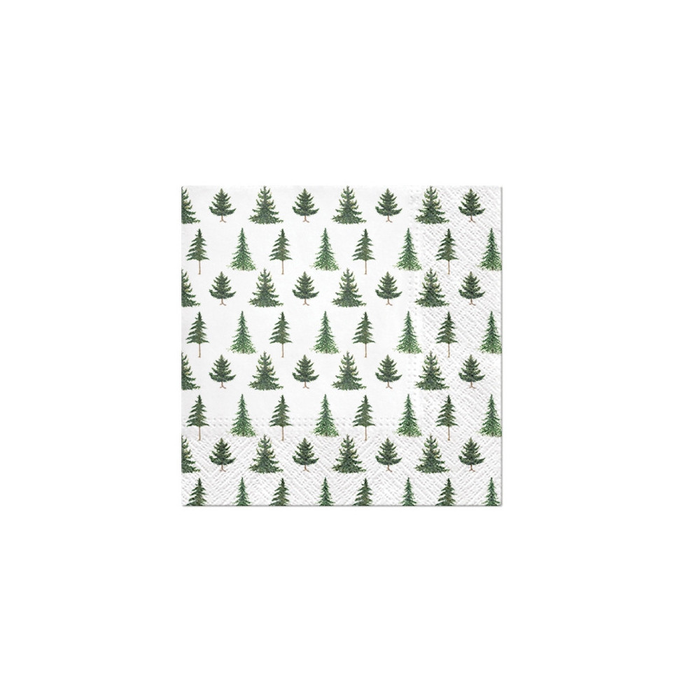 Decorative napkins - Paw - Conifer Forest, 20 pcs