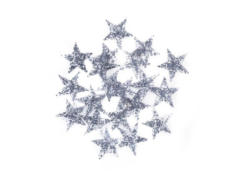 Self-adhesive stars - DpCraft - silver, 20 pcs