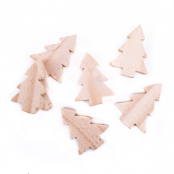 Wooden Christmas trees - DpCraft - 6 pcs