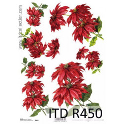 Decoupage paper A4 - ITD Collection - rice, R450