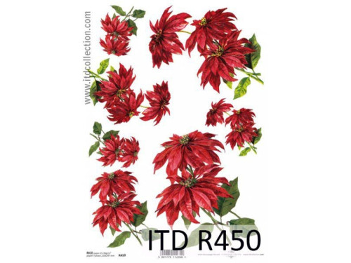 Papier do decoupage A4 - ITD Collection - ryżowy, R450