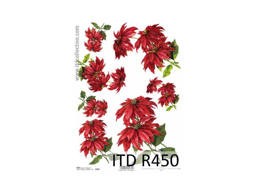 Decoupage paper A4 - ITD Collection - rice, R450