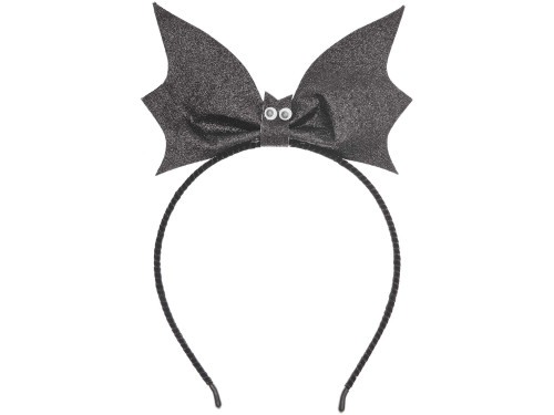 Bat headband for Halloween - Rico Design - black, 15 x 22 cm