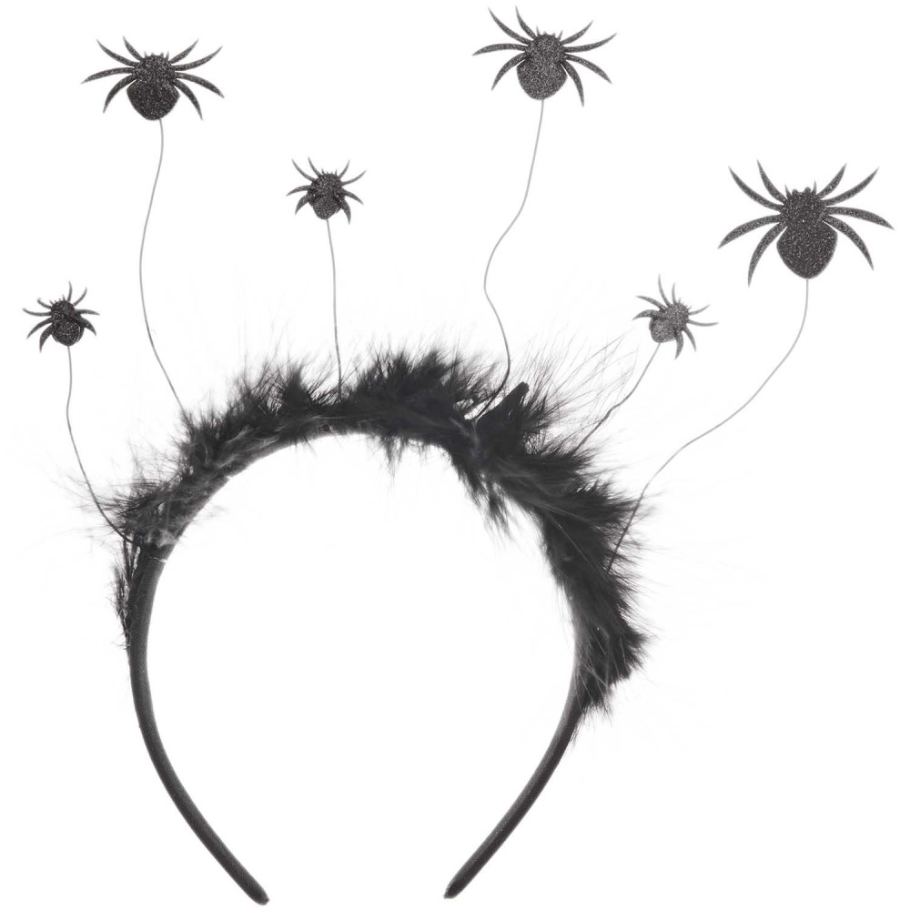 Spiders headband for Halloween - Rico Design - black, 18 x 20 cm
