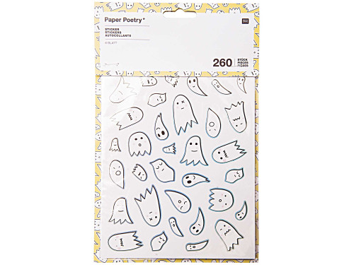 Naklejki halloweenowe - Paper Poetry - 260 szt.